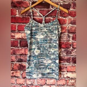 Lululemon Power Y Tank *Luon - Blurry Belle Multi / White